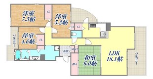 ファミール芦屋・川西の物件間取画像